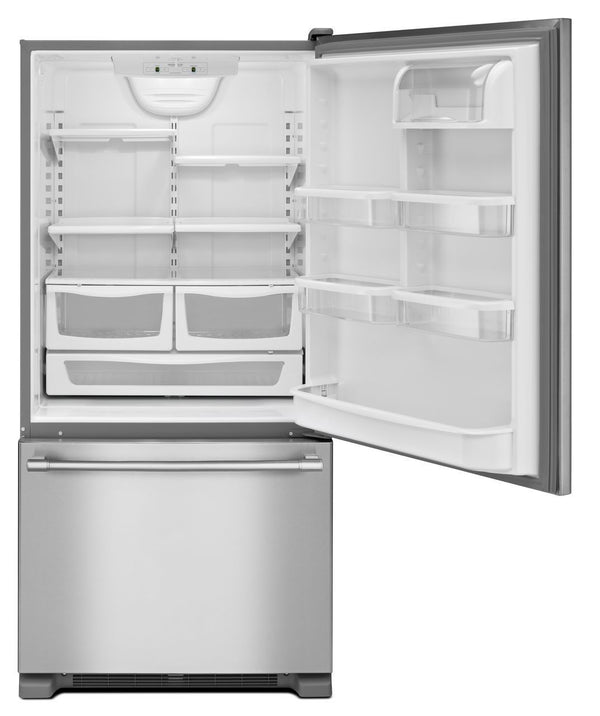 Maytag 22.1 cu. ft. Stainless Steel Bottom Freezer Refrigerator